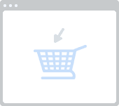 Customer trades on the merchant's website